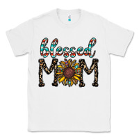 White blessed mom Classic Tee - CowhideDigitalArt