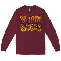 Burgundy caffeine queen Long Sleeve Tee - HRA Design Shop