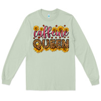 Matcha caffeine queen Long Sleeve Tee - HRA Design Shop