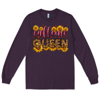 Plum caffeine queen Long Sleeve Tee - HRA Design Shop