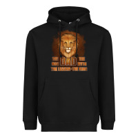 Black Dad The Man Leather Background Heavyweight Hoodie - Jasminsmagicworld
