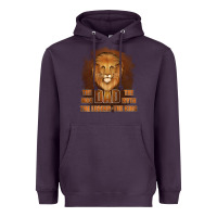 Plum Dad The Man Leather Background Heavyweight Hoodie - Jasminsmagicworld