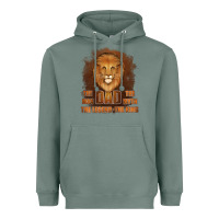 Sage Dad The Man Leather Background Heavyweight Hoodie - Jasminsmagicworld