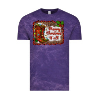 Cloud Purple merry christmas yall Vintage Tee - RanaPortraitStore