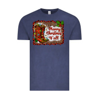 Vintage Denim merry christmas yall Vintage Tee - RanaPortraitStore