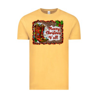 Vintage Mustard merry christmas yall Vintage Tee - RanaPortraitStore