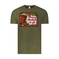 Vintage Olive merry christmas yall Vintage Tee - RanaPortraitStore