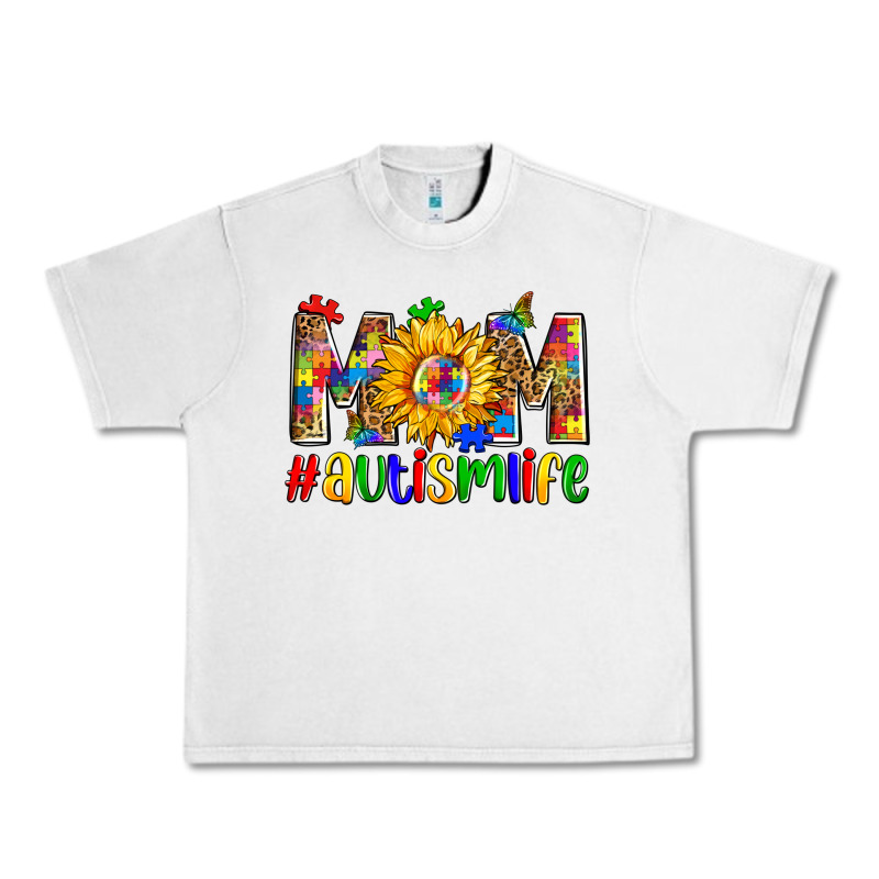 Mom #autism Life Urban Heavy Tee by Zillion Design Studio | Teevron