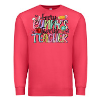 Cardinal every bunny's favorite teacher Premium Sweatshirt - MaliasSmallBusiness