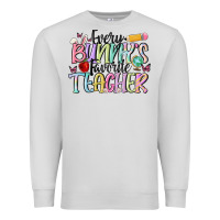 Dove Grey every bunny's favorite teacher Premium Sweatshirt - MaliasSmallBusiness