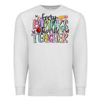 Oatmeal Heather every bunny's favorite teacher Premium Sweatshirt - MaliasSmallBusiness