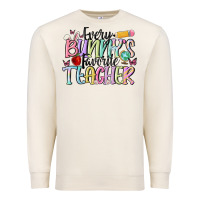Sandshell every bunny's favorite teacher Premium Sweatshirt - MaliasSmallBusiness