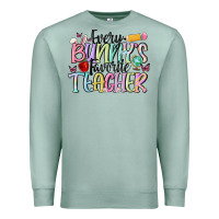 Seafoam every bunny's favorite teacher Premium Sweatshirt - MaliasSmallBusiness