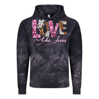 Cloud Black love like jesus Vintage Hoodie - texasbilliewilder