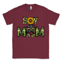 Burgundy boy mom Classic Tee - CowhideDigitalArt