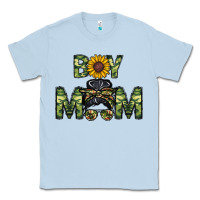 Dusty Blue boy mom Classic Tee - CowhideDigitalArt