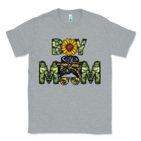 Heather Grey boy mom Classic Tee - CowhideDigitalArt