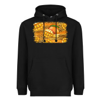 Black Mango Background Heavyweight Hoodie - Jasminsmagicworld