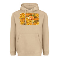 Mushroom Mango Background Heavyweight Hoodie - Jasminsmagicworld