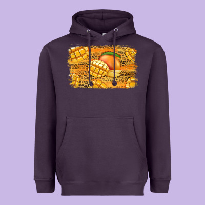 Mango Background Heavyweight Hoodie Designed By Jasminsmagicworld
