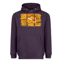 Plum Mango Background Heavyweight Hoodie - Jasminsmagicworld