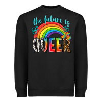 Black the future is queer Heavyweight Sweatshirt - texasbilliewilder