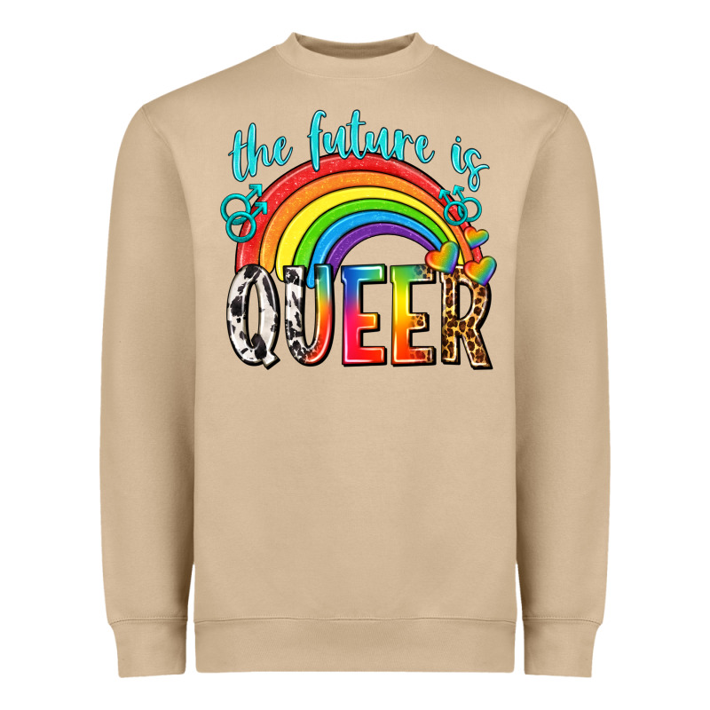 The Future Is Queer Heavyweight Sweatshirt by texasbilliewilder | Teevron