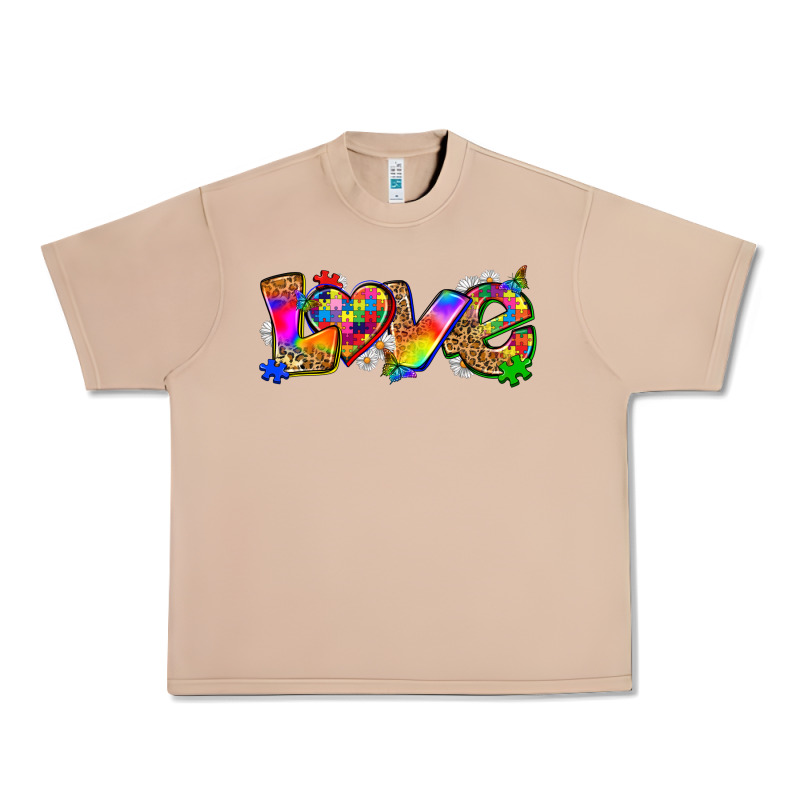 Love Autism Urban Heavy Tee by Zillion Design Studio | Teevron