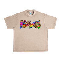 French Oak love autism Urban Heavy Tee - Zillion Design Studio