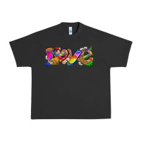 Pigment Black love autism Urban Heavy Tee - Zillion Design Studio