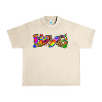 Sandshell love autism Urban Heavy Tee - Zillion Design Studio