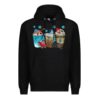 Black hockey coffee cups bbs Premium Hoodie - BundleAndBundleShop