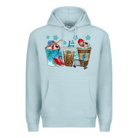 Blue Mist hockey coffee cups bbs Premium Hoodie - BundleAndBundleShop