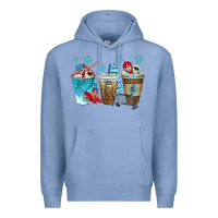 Colony Blue hockey coffee cups bbs Premium Hoodie - BundleAndBundleShop