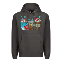Smoke hockey coffee cups bbs Premium Hoodie - BundleAndBundleShop