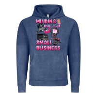Vintage Denim minding my own small business Vintage Hoodie - texasbilliewilder