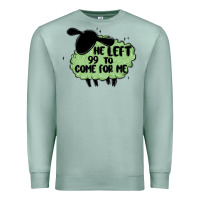 Seafoam he left the 99 to come for me Premium Sweatshirt - MaliasSmallBusiness
