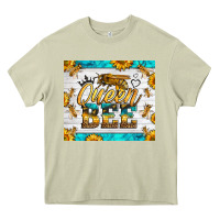 Mossy queen bee Heavy Core Tee - LillyAllenDesigns