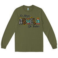 Army Green la mejor abuela de todas Long Sleeve Tee - CowhideDigitalArt