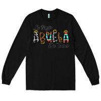 Black la mejor abuela de todas Long Sleeve Tee - CowhideDigitalArt