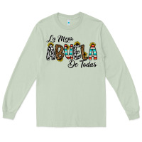Matcha la mejor abuela de todas Long Sleeve Tee - CowhideDigitalArt