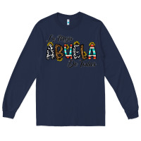 Navy la mejor abuela de todas Long Sleeve Tee - CowhideDigitalArt