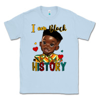 Dusty Blue i am black history black boy Classic Tee - HRA Design Shop