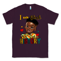 Plum i am black history black boy Classic Tee - HRA Design Shop