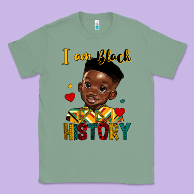 I Am Black History Black Boy Classic Tee Designed By Hra Design Shop