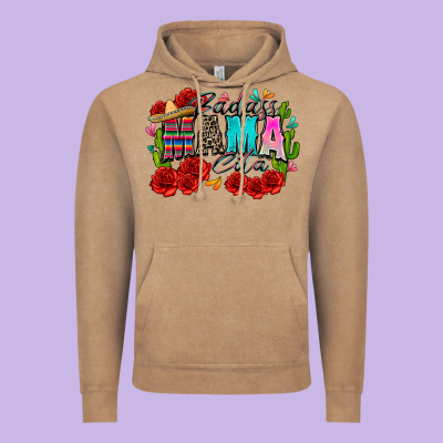 Badass Mama Cita Vintage Hoodie Designed By Zillion Design Studio