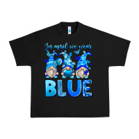 Black in april we wear blue autism gnomes Urban Heavy Tee - Zillion Design Studio