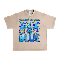 French Oak in april we wear blue autism gnomes Urban Heavy Tee - Zillion Design Studio