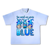 Grape Ice in april we wear blue autism gnomes Urban Heavy Tee - Zillion Design Studio