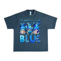 Midnight Navy in april we wear blue autism gnomes Urban Heavy Tee - Zillion Design Studio